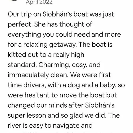 5 Star Stunning Houseboat, No Experience Required Enjoy The Romantic Trip Holiday home Monasterevin